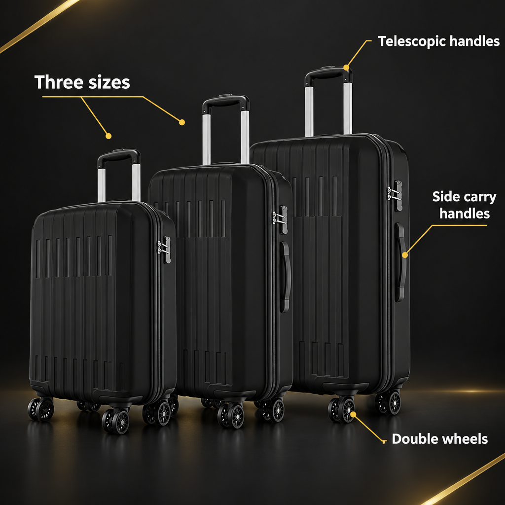 Three-suitcase feature graphic