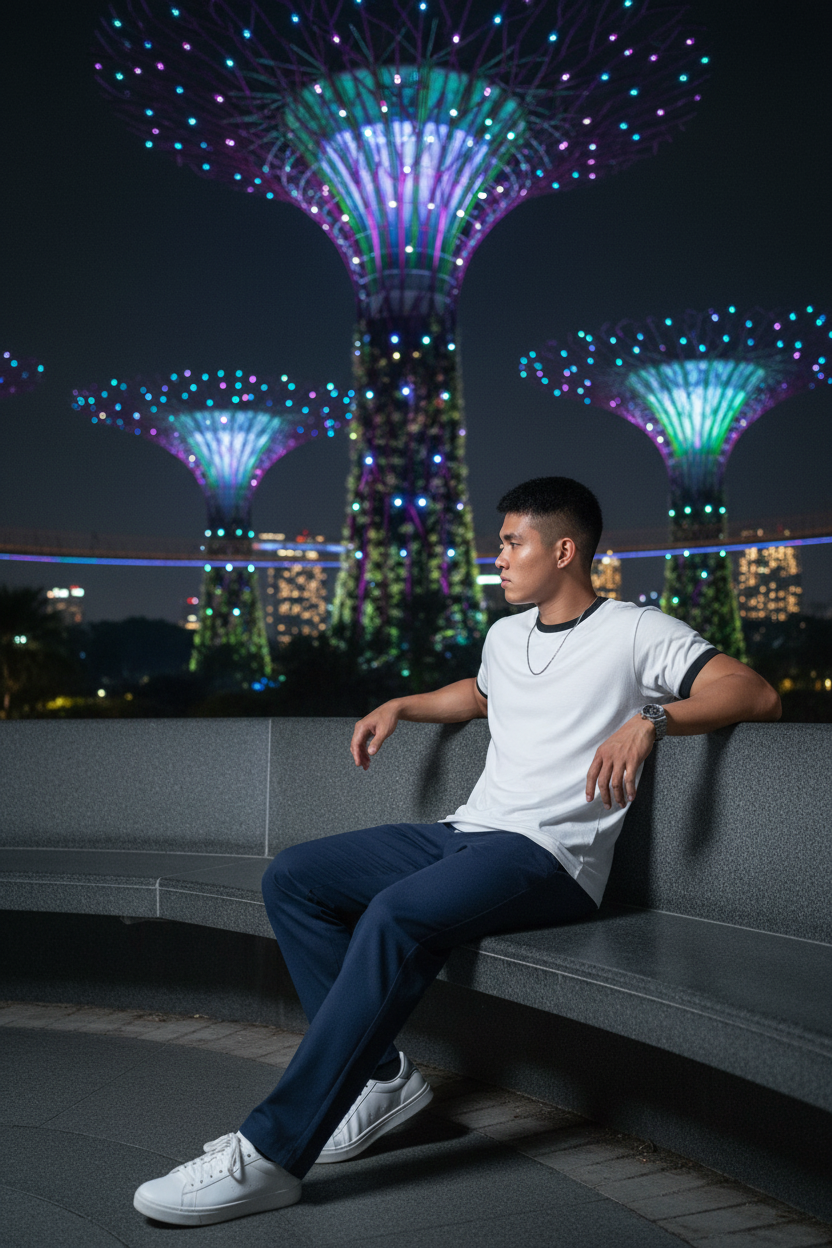 White Black Ringer – Singapore