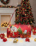Christmas Santa Print Duffle Bags – Waterproof Bag Shoulder Bag with Large Compartment for  Travel, Duffle Bags, Size 14" * 8" inch - 11294