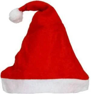 (12 pcs) Adult & Kids Comfortable Soft Free Size Santa Clause Hat Cap - 7083